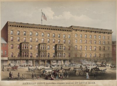 American House, Hanover Street, Boston by J.H. Bufford